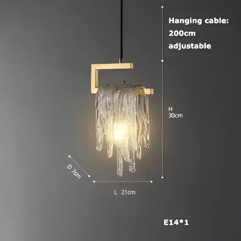 Modern gold and black led chandelier lighting for dining room