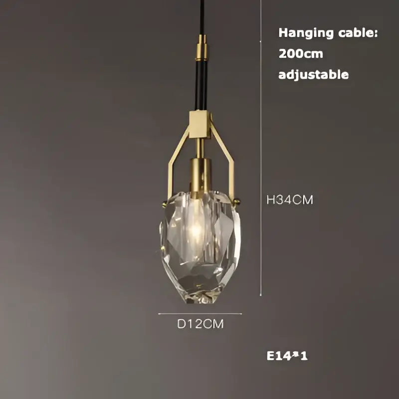Modern gold and black led chandelier lighting for dining room
