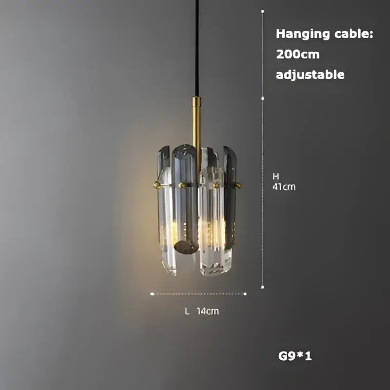 Modern gold and black led chandelier lighting for dining room