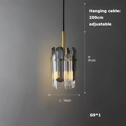Modern gold and black led chandelier lighting for dining room