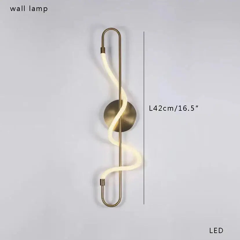 Modern minimalist black led chandelier for office