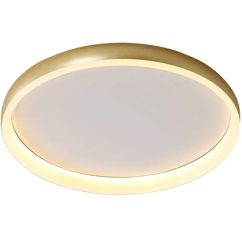 Modern minimalist gold led chandelier for living room