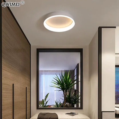 Modern minimalist gold led chandelier for living room
