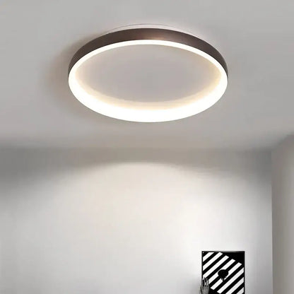 Modern minimalist gold led chandelier for living room