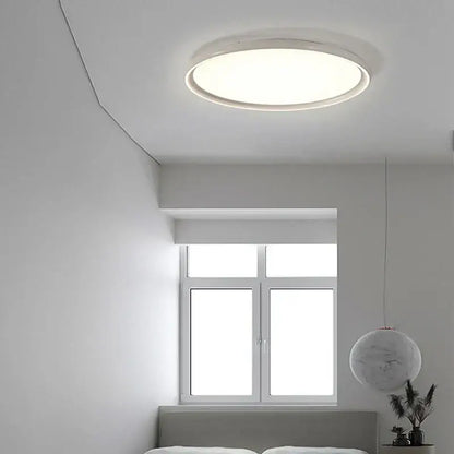 Modern black circular led chandelier lights for dining room
