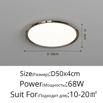 Modern chrome three circle led chandelier living room light