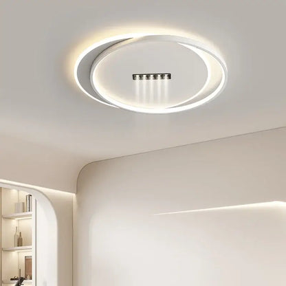 Modern black & white led chandelier lights living room spotlight