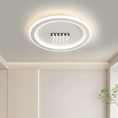 Modern black & white led chandelier lights living room spotlight