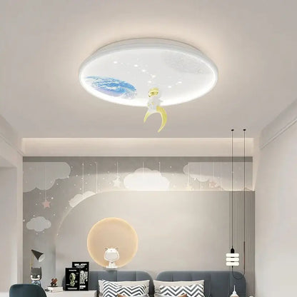 Modern astronaut space decorbites led chandelier bedroom light