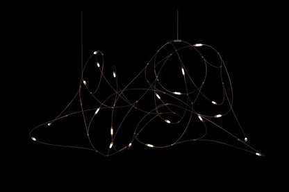 Modern minimal design led firefly chandelier kitchen pendant light