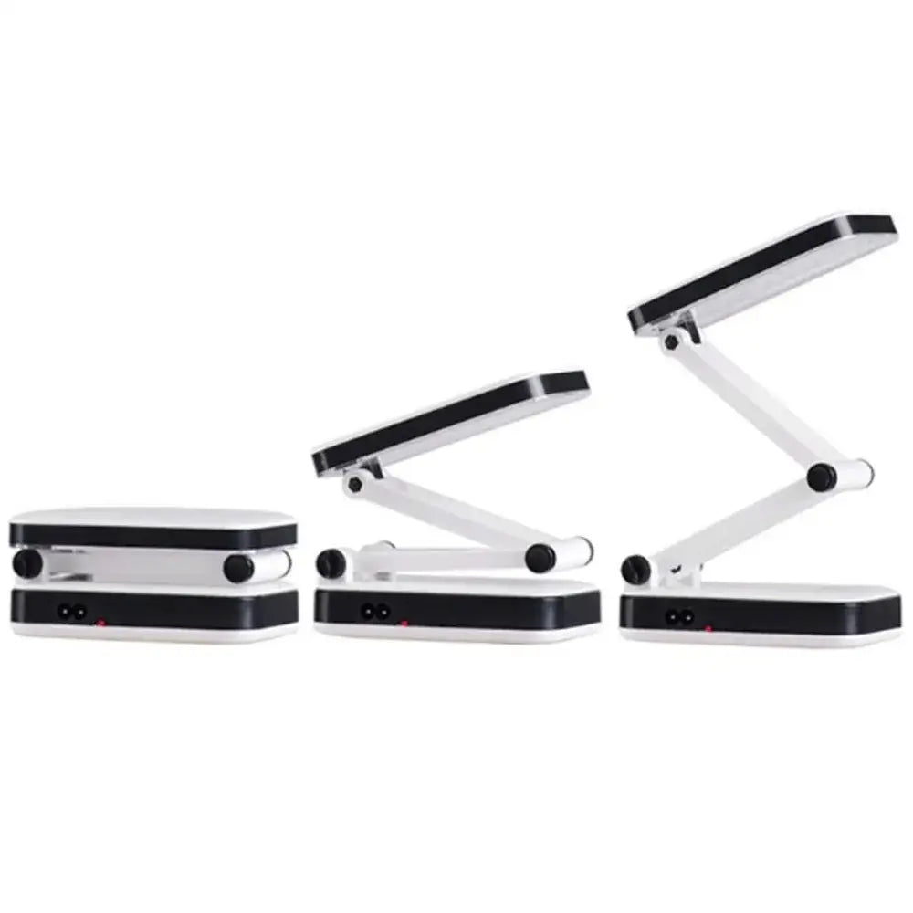 Modern white & black folding desk lamp for bedroom reading