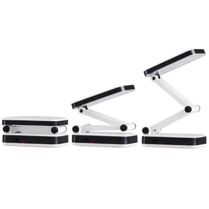 Modern white & black folding desk lamp for bedroom reading