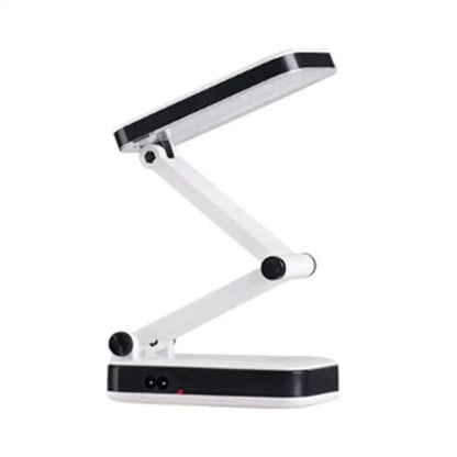 Modern white & black folding desk lamp for bedroom reading