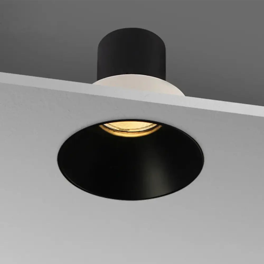 Modern gray led frameless recessed downlight for living room