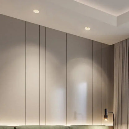 Modern gray led frameless recessed downlight for living room