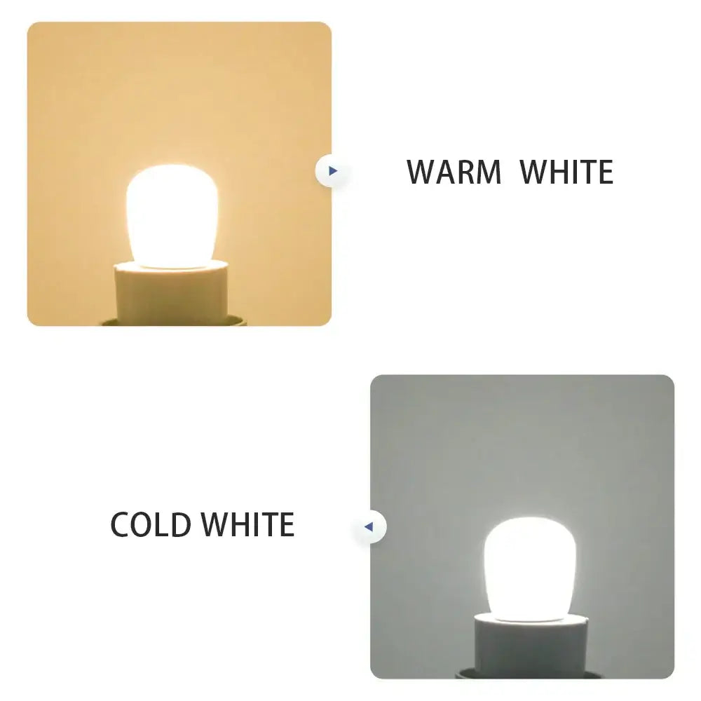 led fridge bulb 2 pack white warm kitchen light replacement