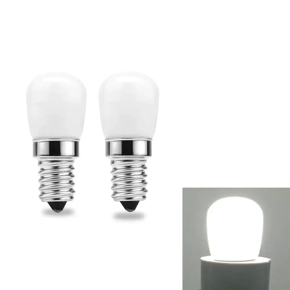 led fridge bulb 2 pack white warm kitchen light replacement