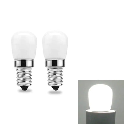 led fridge bulb 2 pack white warm kitchen light replacement
