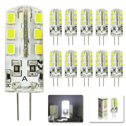 Clear glass smd bulb 10pcs lot kitchen spotlight led 12v