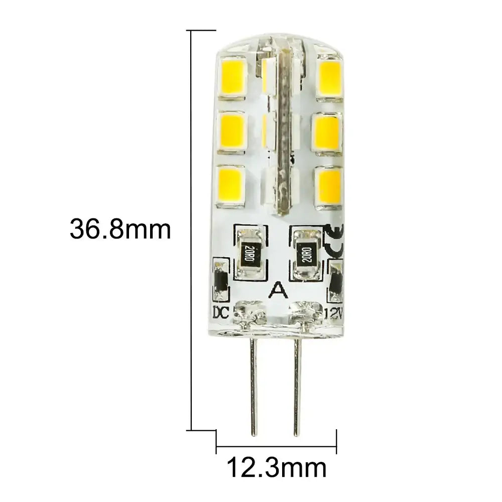 Clear glass g4 led 12v 220v spotlight kitchen bulb