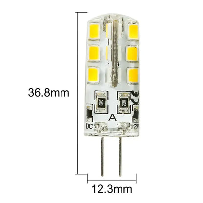 Clear glass g4 led 12v 220v spotlight kitchen bulb