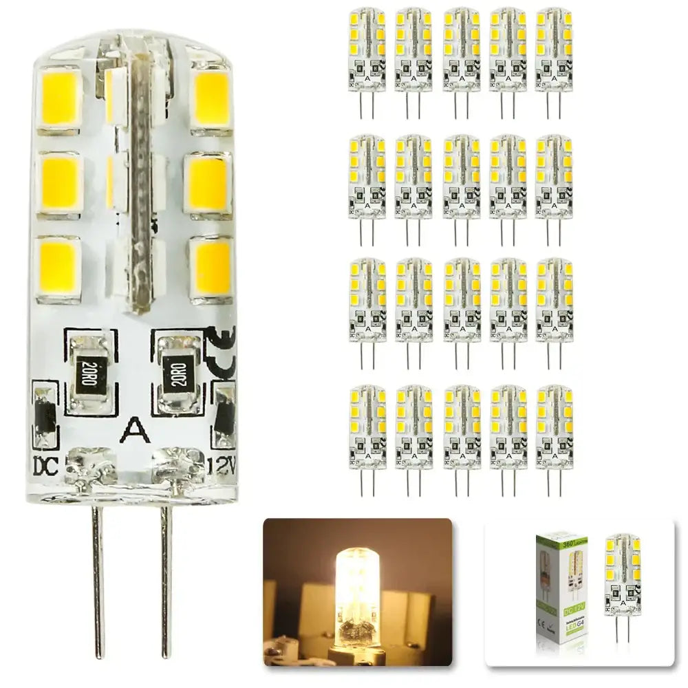 Clear glass g4 led 12v 220v spotlight kitchen bulb