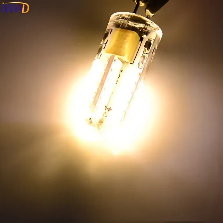Clear glass 12v bi-pin led g4 bulb for living room chandeliers