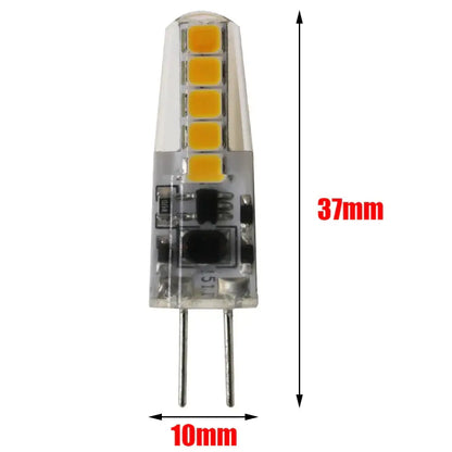Clear glass led g4 bulb kitchen replacement light warm & cold white