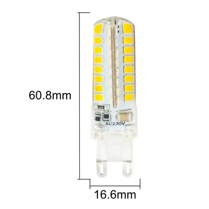 Clear glass led g9 bulb kitchen warm white lighting solution