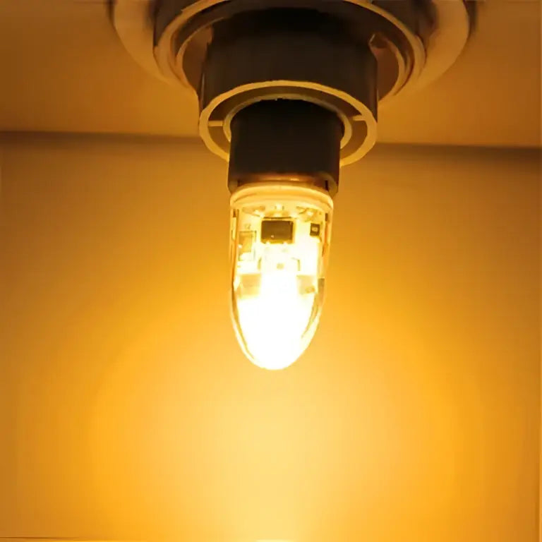 Warm white glass led g9 bulbs 5pcs set dining room lighting solution