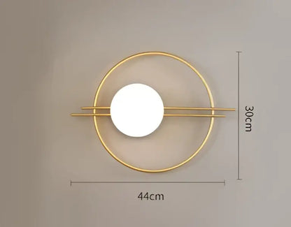 Modern minimalist black led g9 wall sconce bedroom light