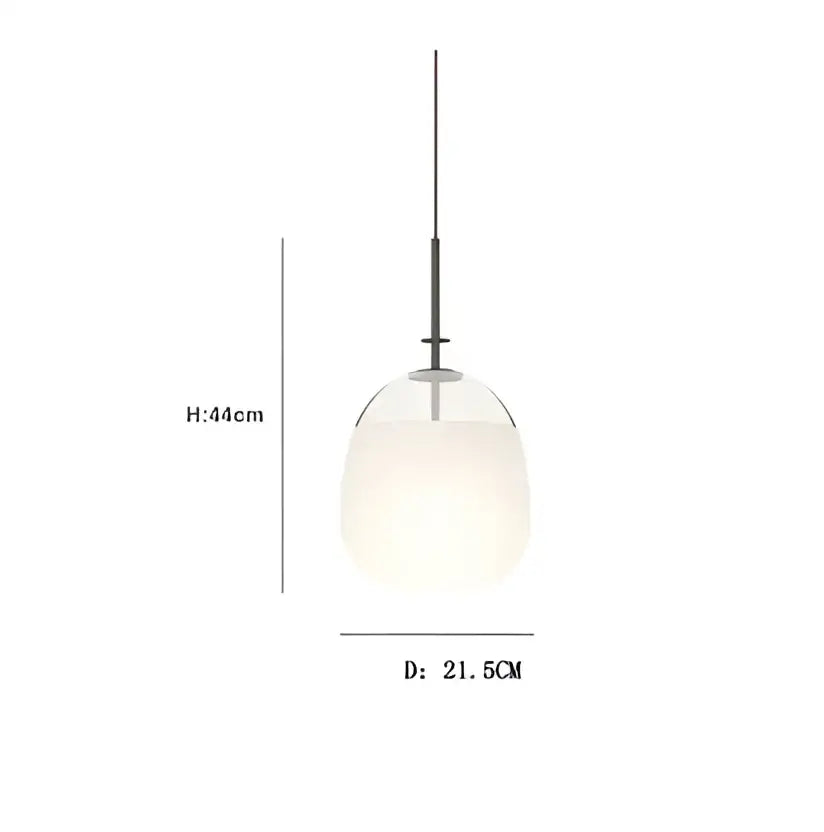 Minimalist black led glass wall lamp living room sconce