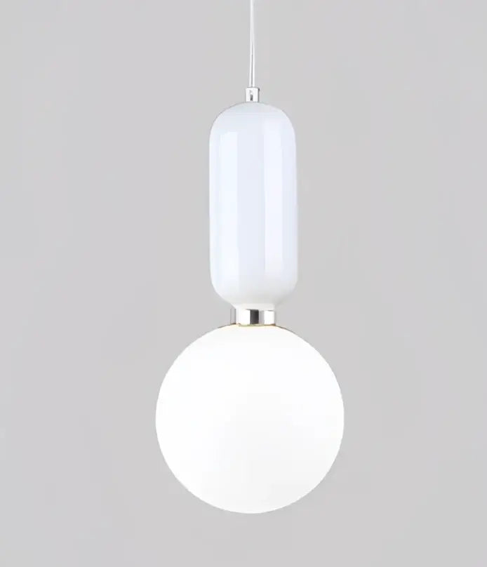 Modern led glass ball pendant lights for dining room kitchen