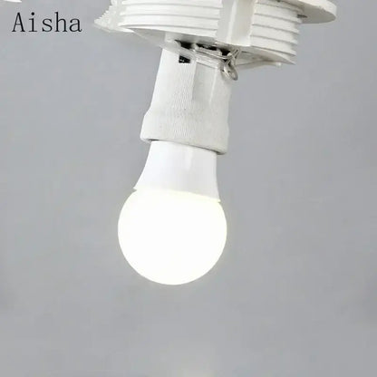 Minimalist matte white led glass ball wall sconce bedroom light