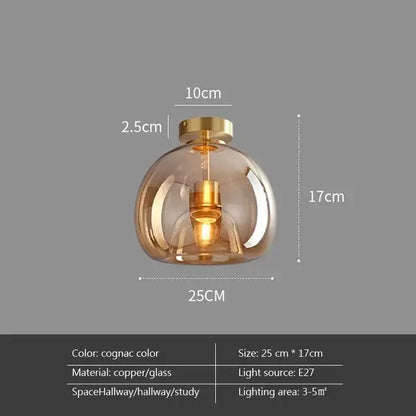 Modern brass & black led glass ceiling chandeliers – dining room