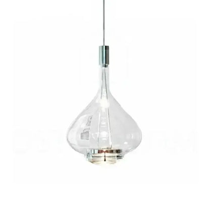 Modern teardrop led glass pendant chandelier – kitchen dining room