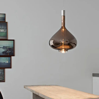 Modern teardrop led glass pendant chandelier – kitchen dining room