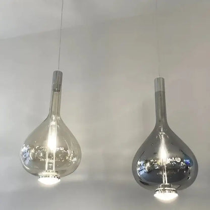 Modern teardrop led glass pendant chandelier – kitchen dining room