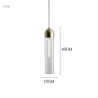 Modern multi color led glass pendant chandelier kitchen lighting