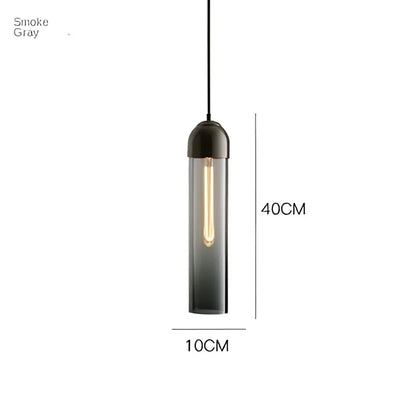 Modern multi color led glass pendant chandelier kitchen lighting