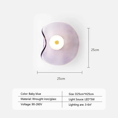 DecorBites™ LED Glass Wall Lamp