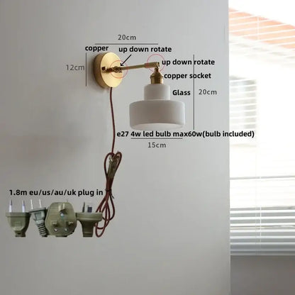 Modern gold textured glass flower wall light fixture living room
