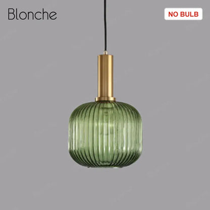 led gold chandelier amber & green pendant lamps dining room