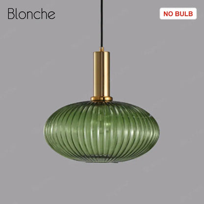 led gold chandelier amber & green pendant lamps dining room