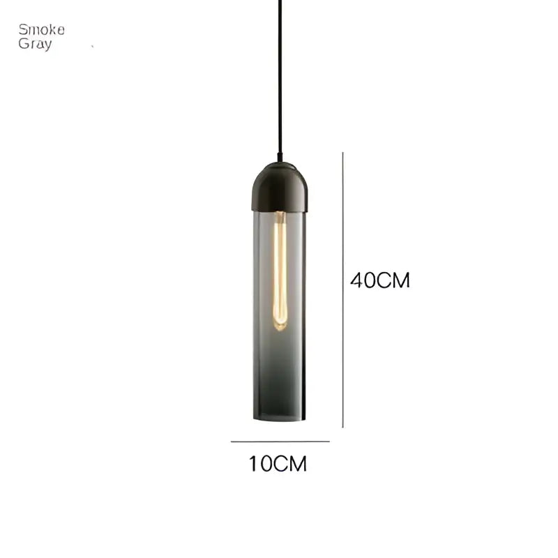 Modern dark teal led green glass pendant light kitchen lighting