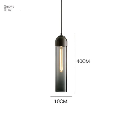 Modern dark teal led green glass pendant light kitchen lighting