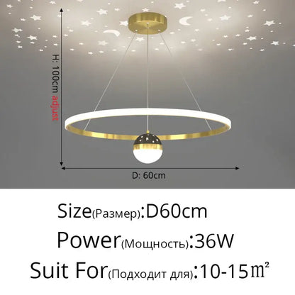Modern gold & white crown led gypsophila chandelier living room light