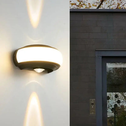 Modern black led wall sconce outdoor staircase wall lamp