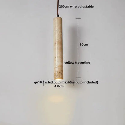 Rustic concrete and wood led hanging lamp dining room pendant