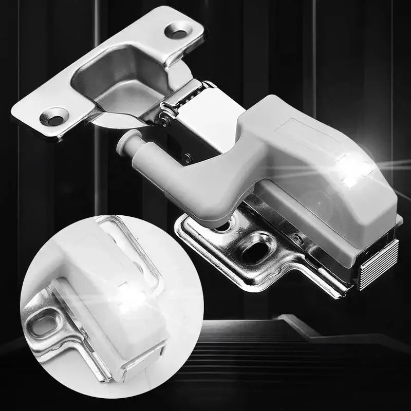 Gray plastic led hinge sensor lights kitchen cabinet wardrobe